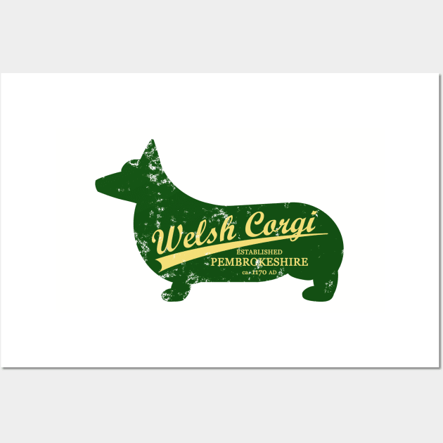 Welsh Corgi Athletic Jersey Wall Art by ztrnorge